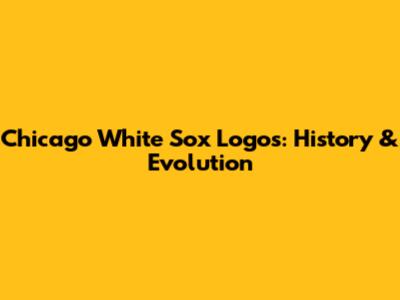 Chicago White Sox Logos: History & Evolution