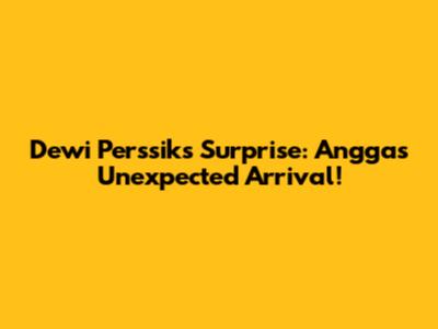 Dewi Perssik's Surprise: Angga's Unexpected Arrival!