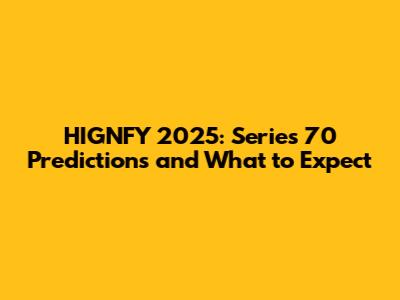 HIGNFY 2025: Series 70 Predictions and What to Expect