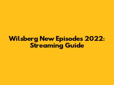 Wilsberg New Episodes 2022: Streaming Guide